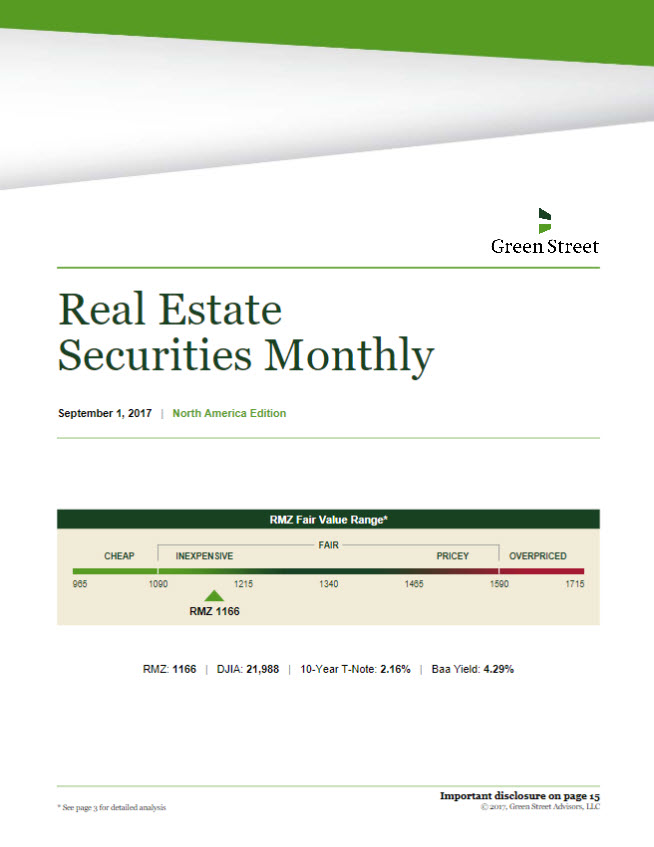 Real Estate Securities Monthly